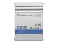 Miniatyrbild 2 av 4: Teltonika TSW210 - Switch - ohanterad - 8 x 10/100/1000 + 2 x SFP - DIN-skenmonterbar, bordsmonterbar