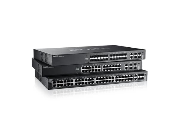 Zyxel XGS2220 Series XGS2220-30F - Switch - L3-åtkomst, NebulaFLEX Cloud - Administrerad - 24 x 100/1000 Base-X + 6 x 10 Gigabit (överordnad länk) -