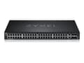 Miniatyrbild 1 av 5: Zyxel XGS2220 Series XGS2220-54 - Switch - L3-åtkomst, NebulaFLEX Cloud - Administrerad - 48 x Gigabit Ethernet + 6 x 10 Gigabit (överordnad länk) -