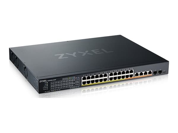 Zyxel XMG1930 Series XMG1930-30HP - Switch - hanterat, NebulaFLEX-moln - L3 Lite - smart - 20 x 100/1000/2.5G (PoE+) + 4 x 100/1000/2.5G (PoE++) + 4