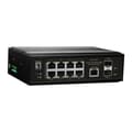 Miniatyrbillede 1 af 3: LevelOne IGP-1061 - Switch - -40 °C til 75 °C - administreret - 2 x 10/100/1000 (PoE++) + 6 x 10/100/1000 (PoE+) + 2 x Gigabit SFP - desktop, på DIN-s