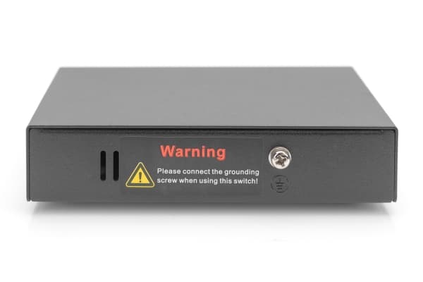 DIGITUS Extender 4PPoE 2-Port 60W 100m Extension musta