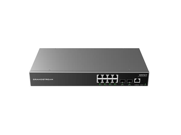 Grandstream Networks GWN7801P, Hallittu, L2+, Gigabit Ethernet (10/100/1000), Telineasennus