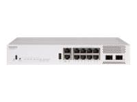 Ruckus ICX 8200-C08PF - Switch - L3 - Administrerad - 8 x 10/100/1000 (PoE+) + 2 x 1 Gigabit/10 Gigabit SFP+ (upplänk/stackning) - skrivbordsmodell -