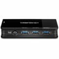 Miniatyrbillede 2 af 6: Switch Trendnet TK-U404 USB Sort