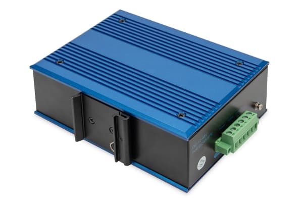 DIGITUS - Switch - industriell - ohanterad - 8 x 10/100 + 1 x Fast Ethernet SFP (uplink) - DIN-skenmonterbar
