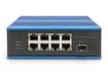 Miniatyrbild 4 av 5: DIGITUS - Switch - industriell - ohanterad - 8 x 10/100 (PoE) + 1 x Fast Ethernet SFP (uplink) - DIN-skenmonterbar - PoE
