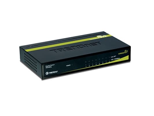 TRENDnet TEG S80G - Switch - 8 x 10/100/1000 - skrivbordsmodell - TAA-kompatibel
