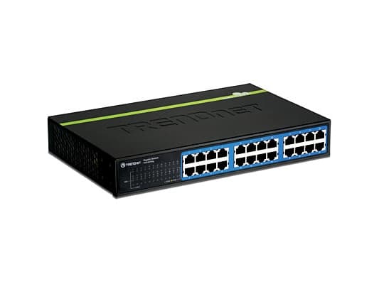 TRENDnet TEG S24Dg - Switch - 24 x 10/100/1000 - skrivbordsmodell - TAA-kompatibel