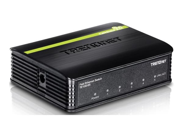 TRENDnet TE100 S5 - Switch - 5 x 10/100 - stasjonær