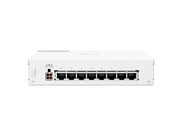 HPE Networking Instant On 1430 8G Class4 PoE 64W Switch - Switch - ohanterad - 8 x 10/100/1000 (PoE Class 4) - skrivbordsmodell, rackmonterbar, väggm