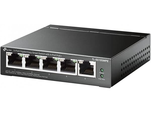 TP-Link TL-SG105MPE, L2, Gigabit Ethernet (10/100/1000), Strömförsörjning via Ethernet (PoE) stöd