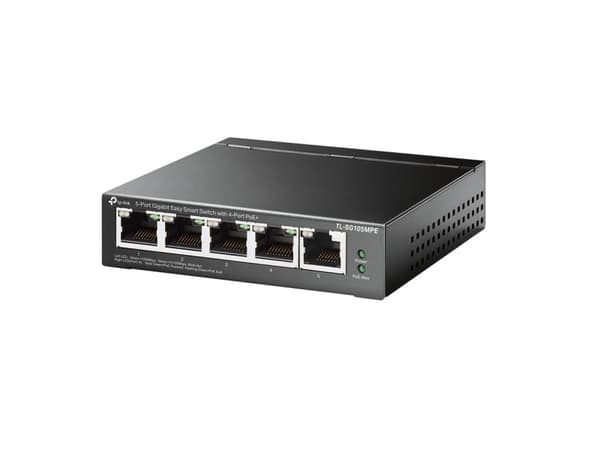 TP-Link TL-SG105MPE, L2, Gigabit Ethernet (10/100/1000), Strömförsörjning via Ethernet (PoE) stöd