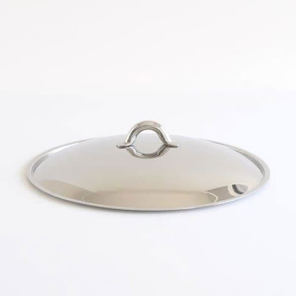 Alessi SG200/28 - KVM SWITCH - Mami Cover i 18/10 rostfritt stål Silver, Ø 28 cm