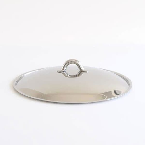 Alessi SG200/28 - KVM SWITCH - Mami Cover i 18/10 rostfritt stål Silver, Ø 28 cm