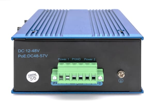 DIGITUS - Switch - industriell - ohanterad - 8 x 10/100/1000 + 1 x gigabit SFP (upplänk) - DIN-skenmonterbar