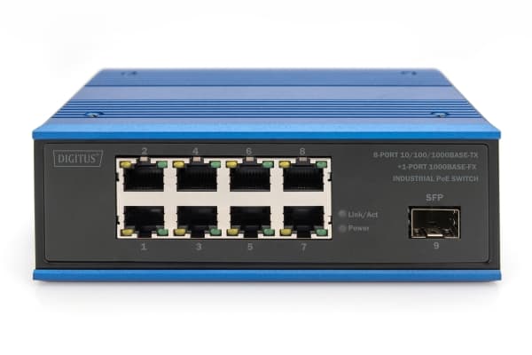 Digitus DN-651137, Hallitsematon, Gigabit Ethernet (10/100/1000), Täysin kaksipuolinen, Power over Ethernet -tuki