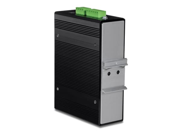 TRENDnet TI-BG62i - Switch - industriell - L2+ - Administrerad - 4 x 10/100/1000 (PoE++) + 2 x Gigabit SFP - DIN-skenmonterbar - PoE++ (360 W) - TAA-
