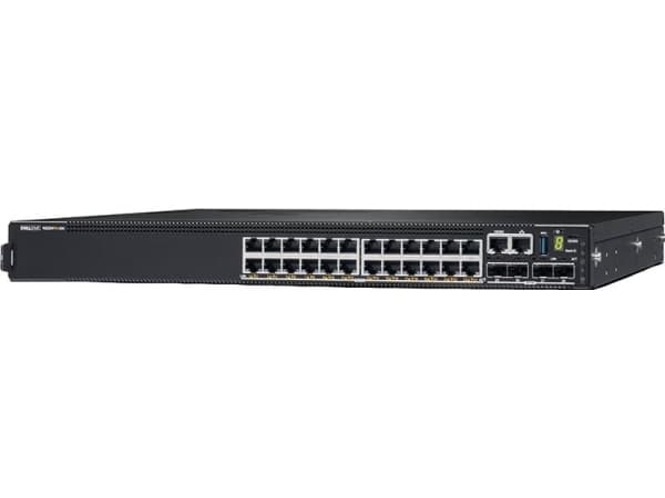 DELL N-Series N3224P-ON, Hallittu, L2, Gigabit Ethernet (10/100/1000), Power over Ethernet -tuki, Telineasennus, 1U