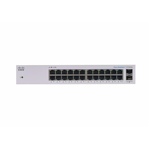 Kommuntator - Cisco - CBS110-24T-EU - Icke-hanterad - 24 portar - Gigabit Ethernet
