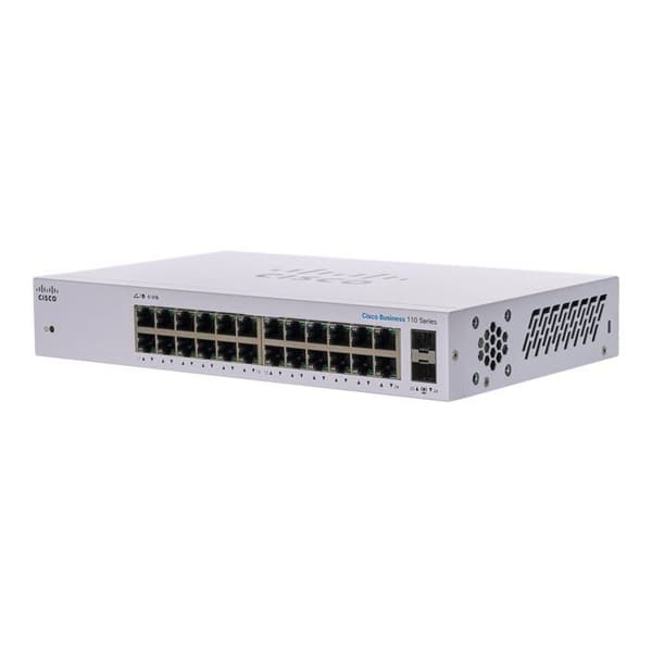 Kommuntator - Cisco - CBS110-24T-EU - Icke-hanterad - 24 portar - Gigabit Ethernet