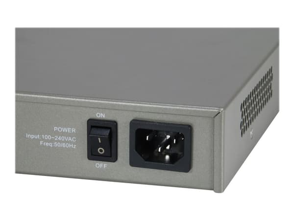 Haarukkatrukki Level One -kytkin LevelOne LevelOne -kytkin 8x GE GTL-2091 12xGSFP 19"