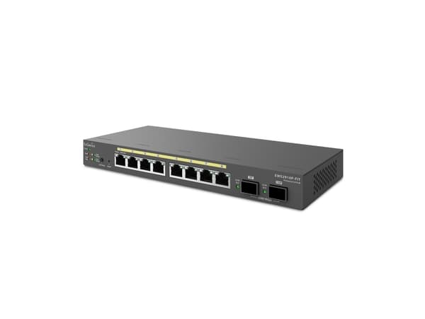 EnGenius FitSwitch 8 PoE, Managed, L2+, Gigabit Ethernet (10/100/1000), Full duplex, Power over Ethernet (PoE), Rack mounting
