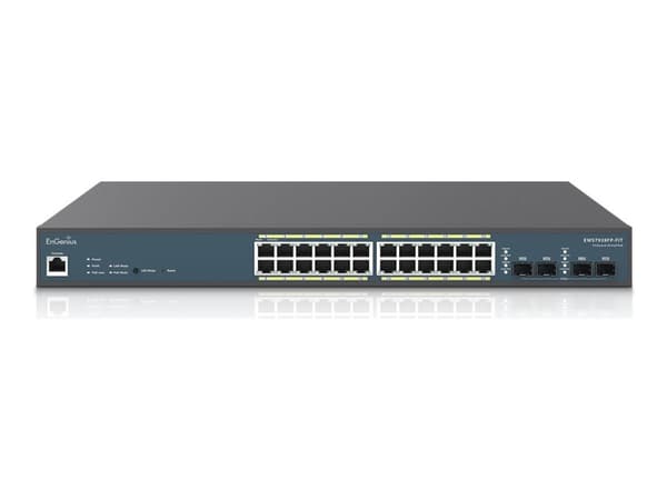 EnGenius FitSwitch 24 Full PoE, Managed, L2/L3, Gigabit Ethernet (10/100/1000), Power over Ethernet (PoE)