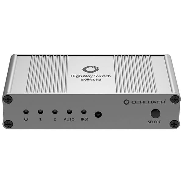Oehlbach HighWay Switch 8K HDMI-switch 2 Port