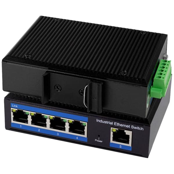 LogiLink NS200 Industrial Ethernet Switch 5 Port 10 / 100 MBit/s