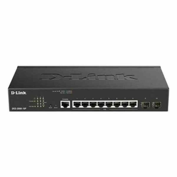 Kytkin D-Link DGS-2000-10P Gigabit Ethernet musta