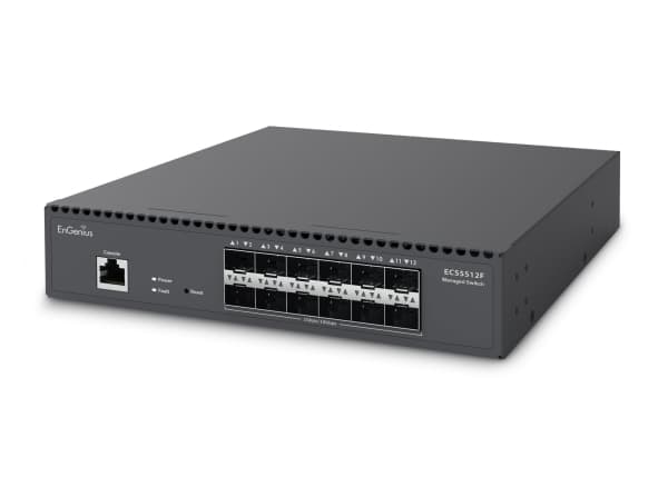EnGenius CloudSwitch Aggregate 12, Managed, L2+, Full duplex, Rack mounting