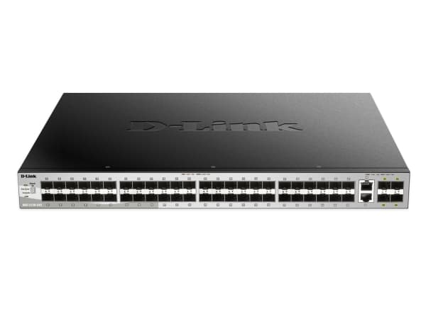 D-Link DGS-3130-54S/E, hanterad, L3, 10G Ethernet (100/1000/10000), rackmontering