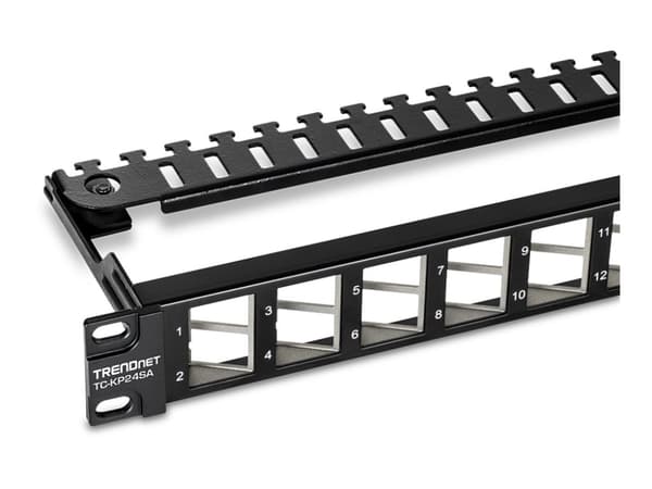 Trendnet TC-KP24SA, sovitin, Sort, 483 mm, 45 mm, 94 mm, 665 g