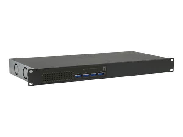 LevelOne FGP-3400W630 - Switch - 32 x 10/100 (PoE+) + 2 x 10/100/1000 - rackmonterbar, skrivbordsmodell - PoE+ (630 W) Svart