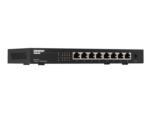 QNAP QSW-1108-8T - Switch - ikke-styrt - 8 x 10/100/1000/2.5G - stasjonær