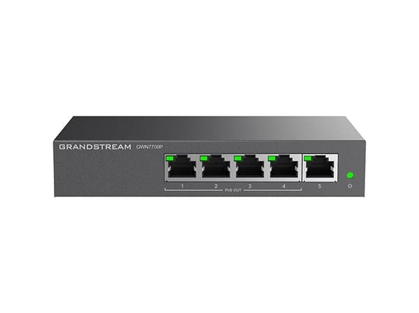 Grandstream Networks GWN7700P, Uadministrert, 10G Ethernet (100/1000/10000), Power over Ethernet (PoE)