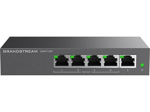 Grandstream Networks GWN7700P, Uadministrert, 10G Ethernet (100/1000/10000), Power over Ethernet (PoE)