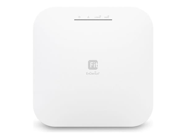 EnGenius Fit Fit6 2x2 - Trådløst tilgangspunkt - dobbeltbånd, innendørs - Wi-Fi 6 - 2.4 GHz, 5 GHz - skystyring - vegg/tak-monterbar Hvit