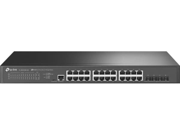 TP-Link TL-SG3428X-M2, Hanterad, L2+, 2,5G Ethernet (100/1000/2500), Rackmontering, 1U