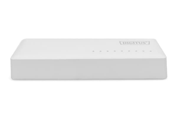 DIGITUS DN-80064-1 - Switch - ikke-styrt - 8 x 10/100/1000 - stasjonær