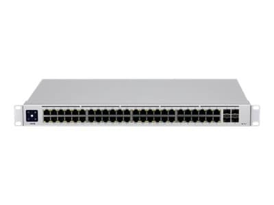 Ubiquiti UniFi Switch USW-48-POE - Switch - Styrt - 48 x 10/100/1000 (32 PoE+) + 4 x Gigabit SFP - rackmonterbar, stasjonær - PoE+ (195 W)