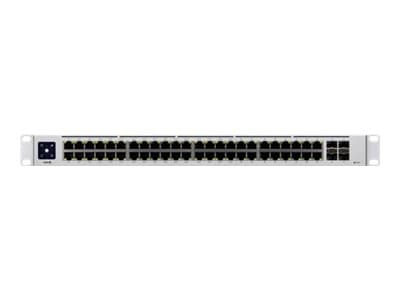 Ubiquiti UniFi Switch USW-48-POE - Switch - Styrt - 48 x 10/100/1000 (32 PoE+) + 4 x Gigabit SFP - rackmonterbar, stasjonær - PoE+ (195 W)