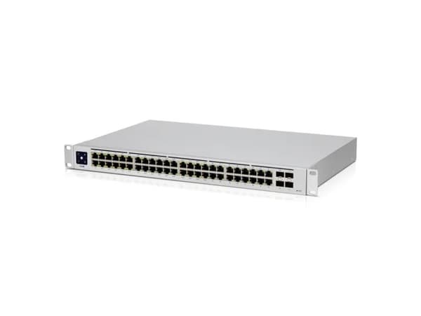 Ubiquiti UniFi Switch USW-48-POE - Switch - Styrt - 48 x 10/100/1000 (32 PoE+) + 4 x Gigabit SFP - rackmonterbar, stasjonær - PoE+ (195 W)