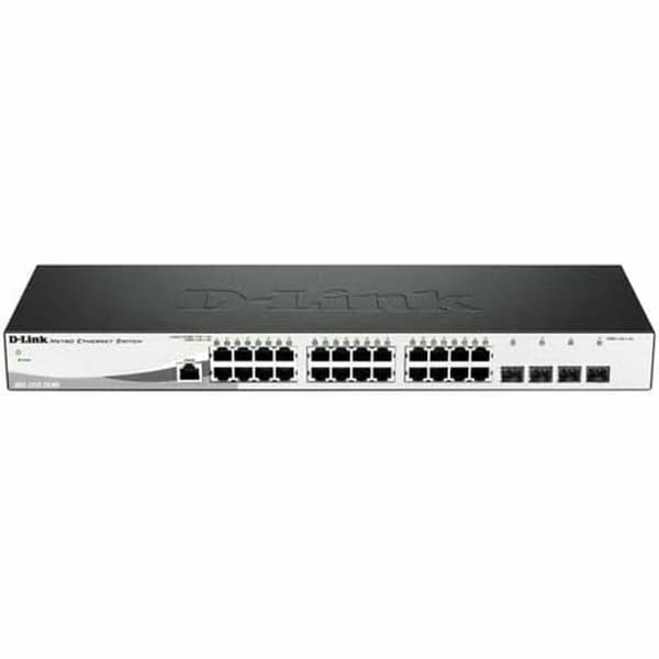 Kytkin D-Link DGS-1210-28/ME/E musta, Harmaa