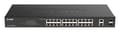 Miniatyrbild 1 av 2: D-Link DGS 1100-26MPV2 - Switch - Smart - 24 x 10/100/1000 (PoE+) + 2 x combo Gigabit SFP - rackmonterbar - PoE+ (370 W)