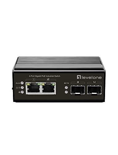 LevelOne Switch 2x GE IGP-0432 2xGSFP 60W 2xPoE+ (IGP-0432) Sort