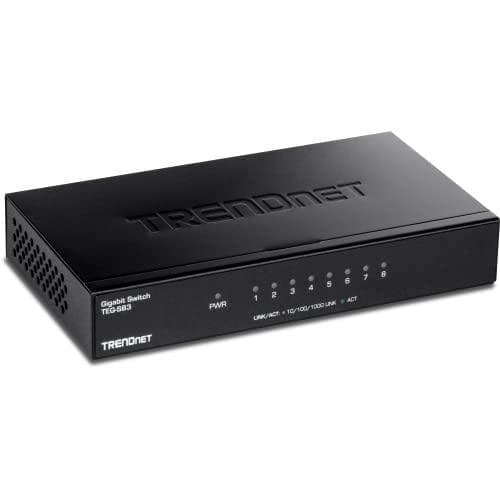 TRENDnet TEG S83 - Switch - 8x10/100/1000 - Desktop