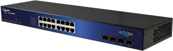 Allnet ALL-SG8420M 19 netværksswitch 16 + 4 porte 1.000 MBit/s Sort