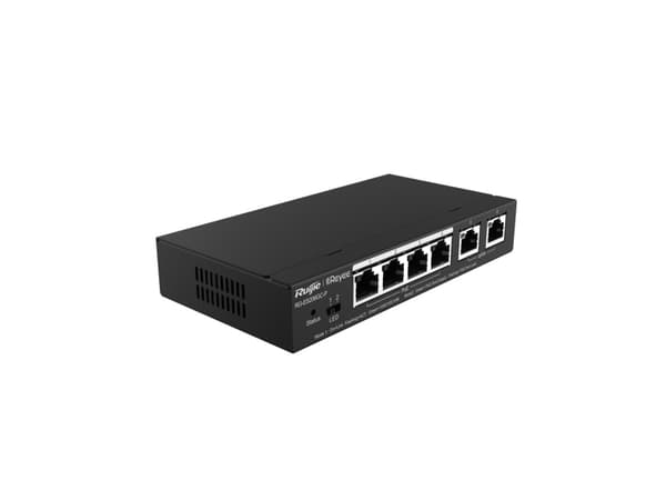 Ruijie Networks RG-ES206GC-P Nätverksswitch Gigabit Ethernet (10/100/1000) Power over Ethernet (PoE) Svart